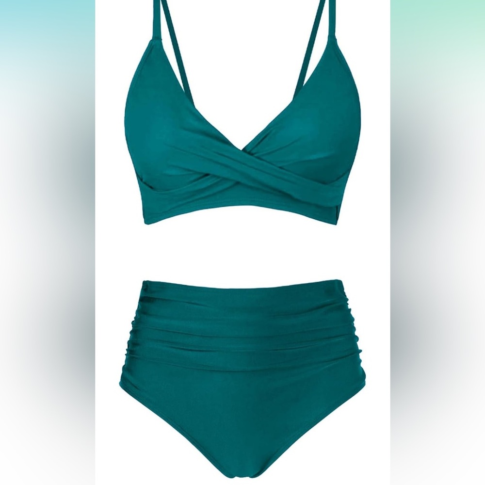 Amy Babe Women's High Waisted Bikini Set